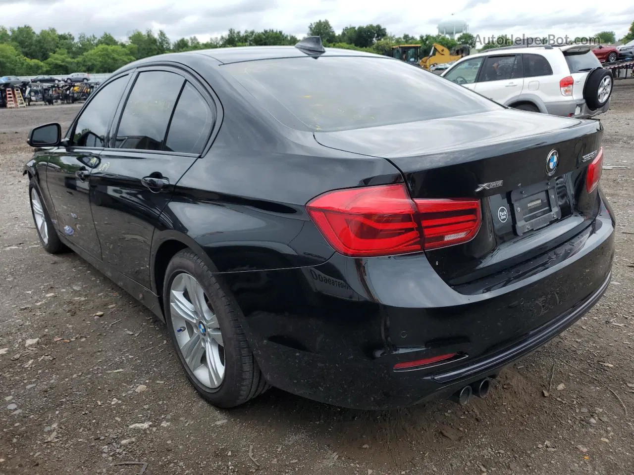 2016 Bmw 328 Xi Sulev Черный vin: WBA8E3G53GNU05464