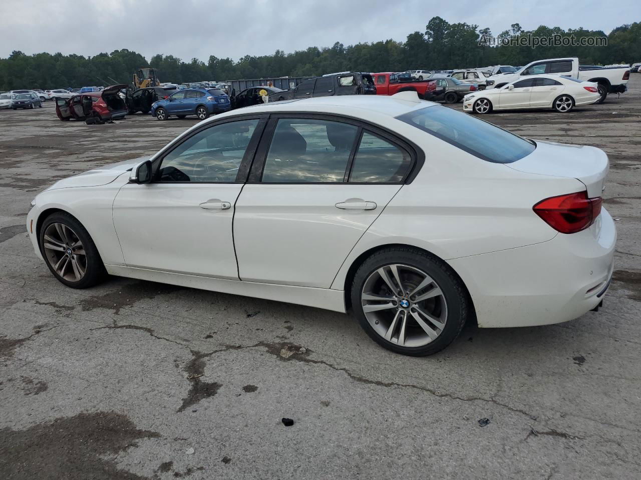 2016 Bmw 328 Xi Sulev White vin: WBA8E3G54GNU00063