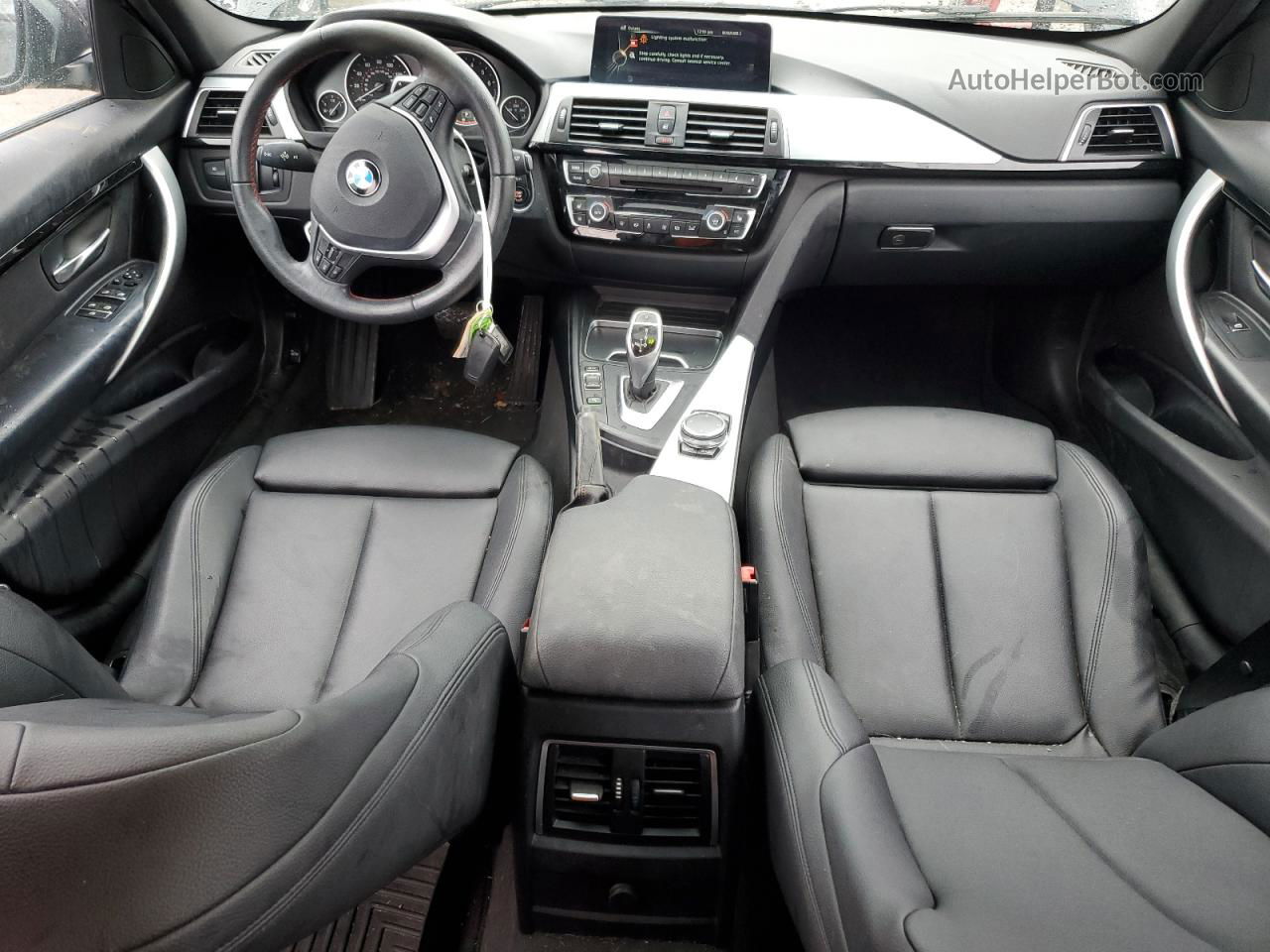 2016 Bmw 328 Xi Sulev Черный vin: WBA8E3G54GNU05019