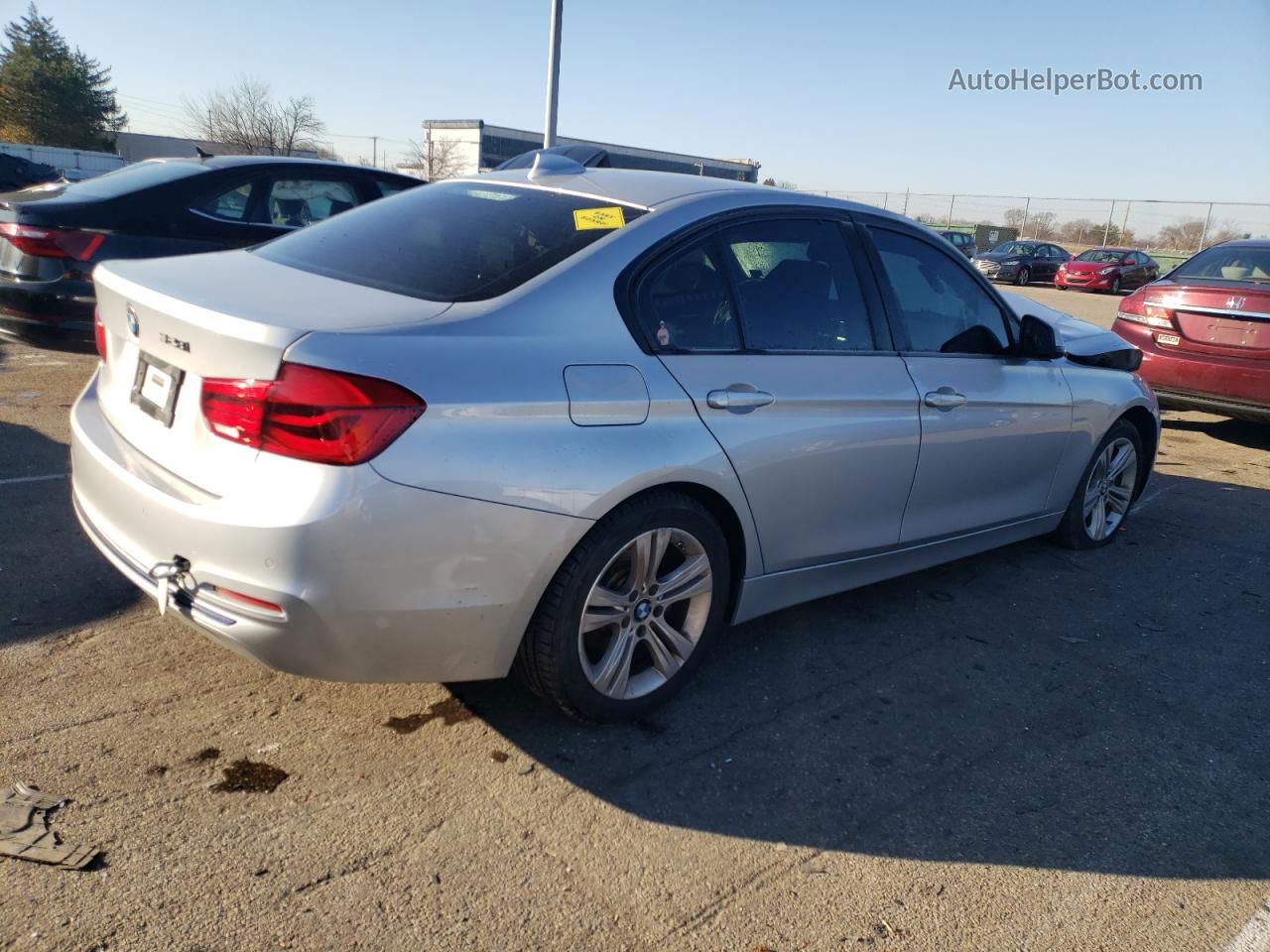 2016 Bmw 328 Xi Sulev Silver vin: WBA8E3G55GNT79661