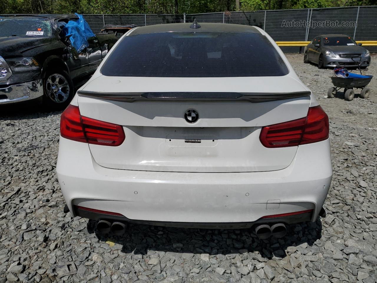 2016 Bmw 328 Xi Sulev White vin: WBA8E3G55GNU00010