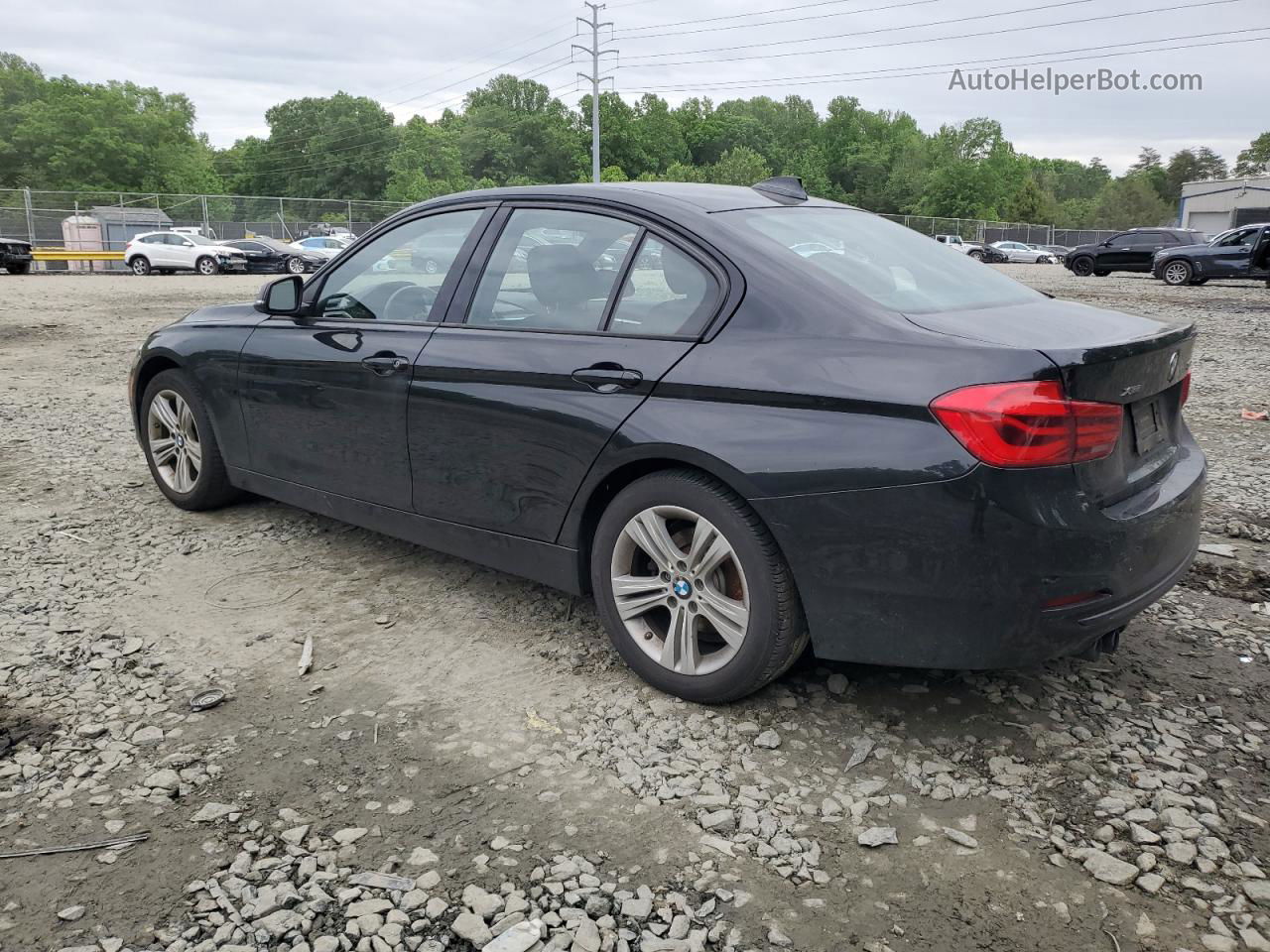 2016 Bmw 328 Xi Sulev Черный vin: WBA8E3G55GNU00833