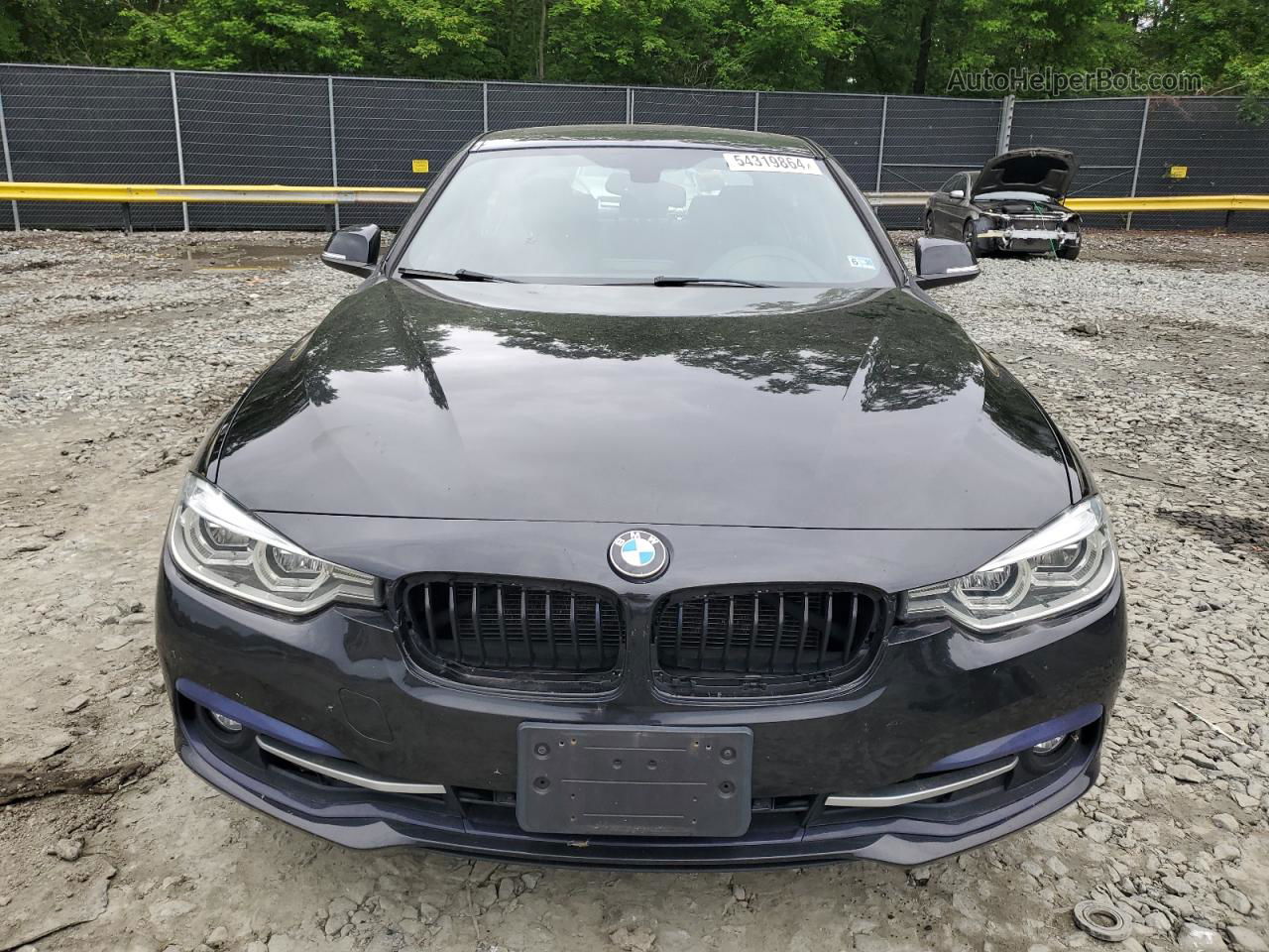 2016 Bmw 328 Xi Sulev Черный vin: WBA8E3G55GNU00833