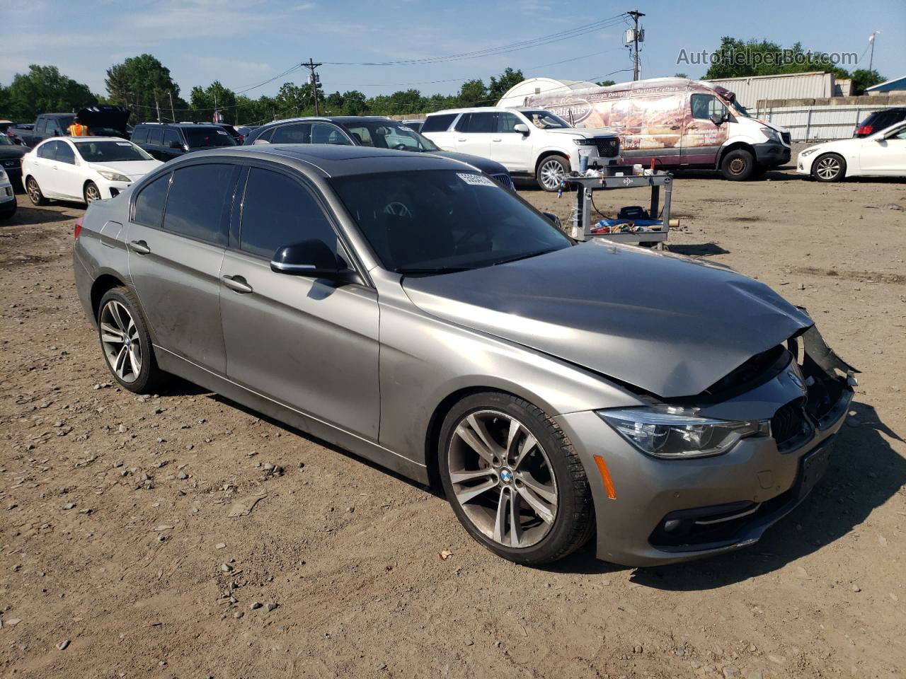 2016 Bmw 328 Xi Sulev Silver vin: WBA8E3G56GNT78969