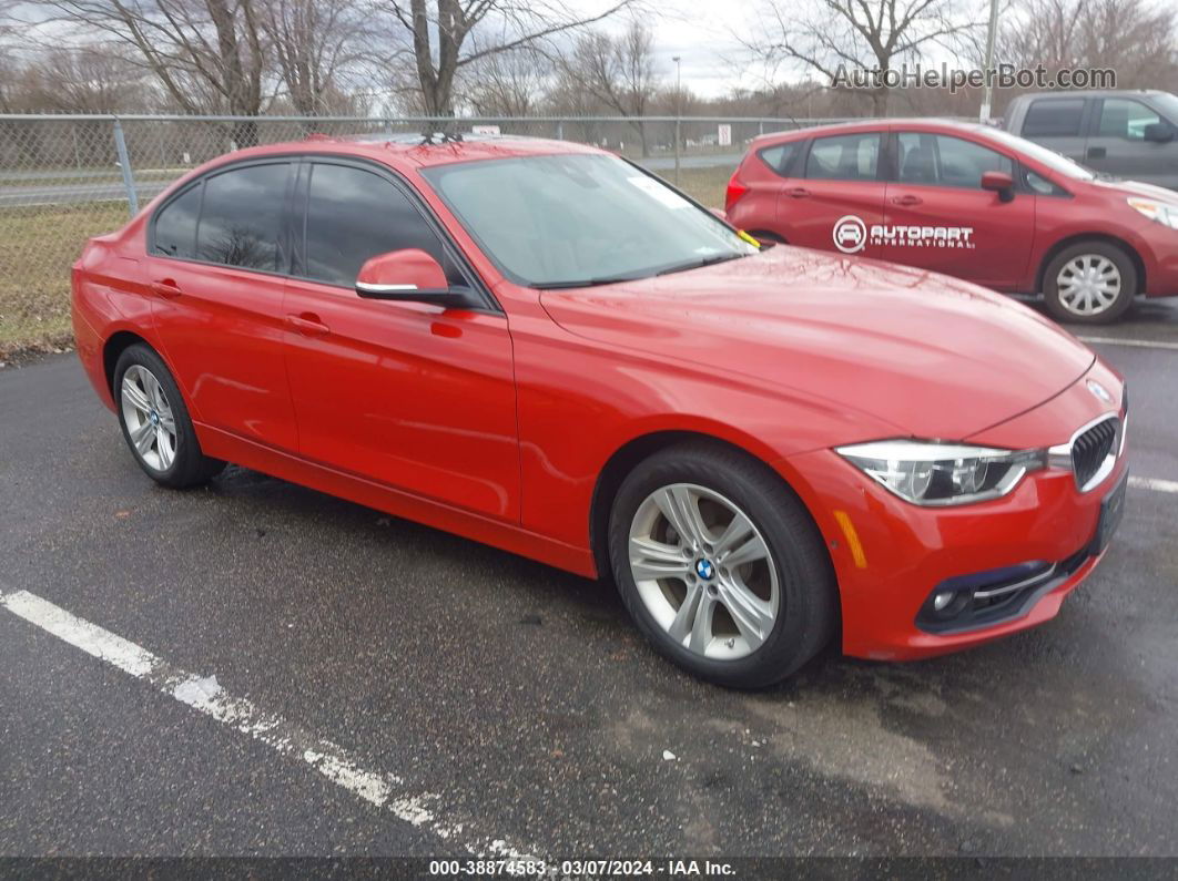 2016 Bmw 328i Xdrive Red vin: WBA8E3G56GNU01103