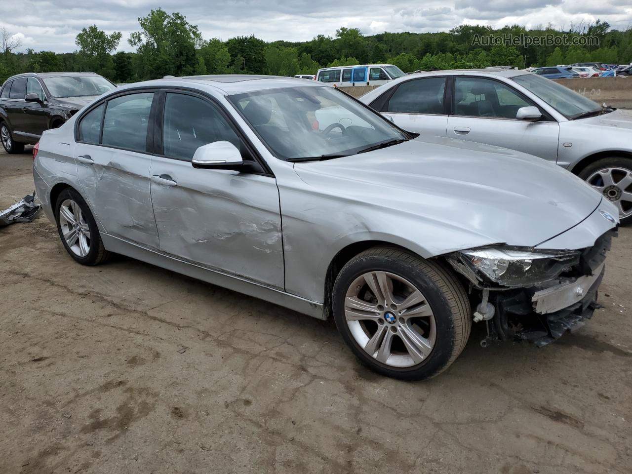 2016 Bmw 328 Xi Sulev Gray vin: WBA8E3G56GNU03904