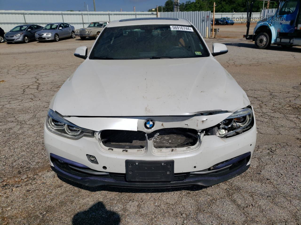 2016 Bmw 328 Xi Sulev White vin: WBA8E3G56GNU04163