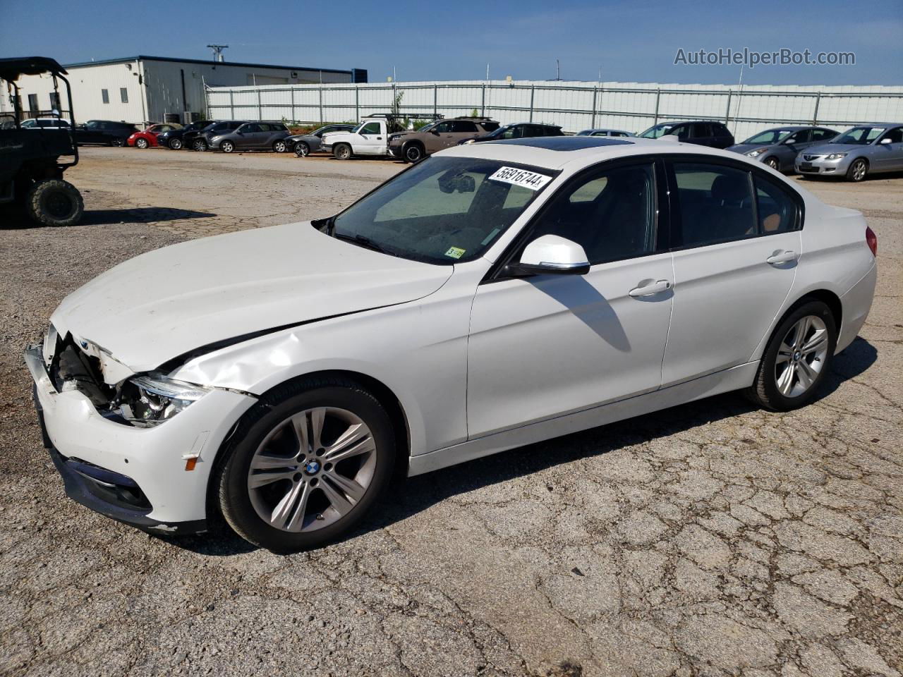 2016 Bmw 328 Xi Sulev White vin: WBA8E3G56GNU04163