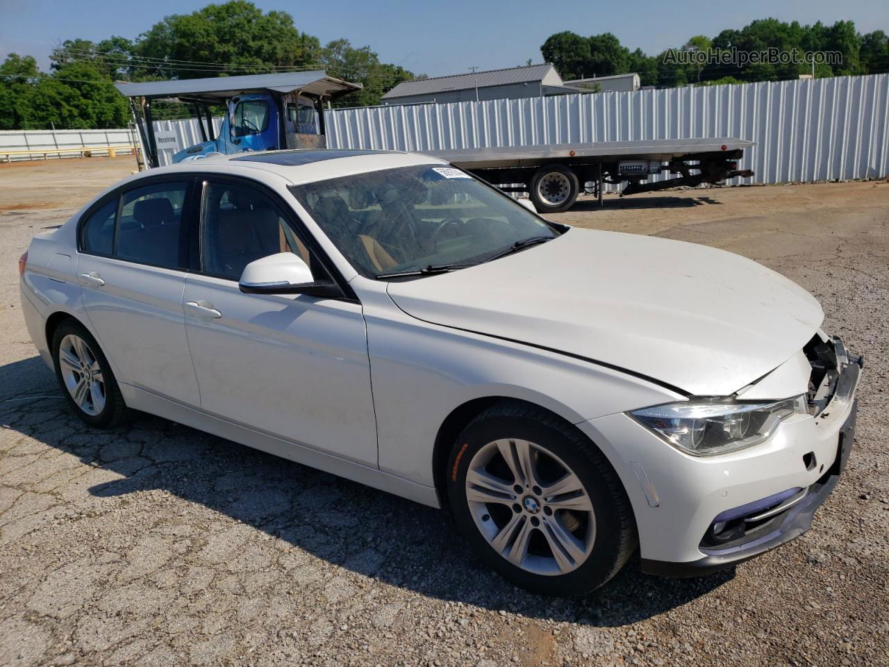 2016 Bmw 328 Xi Sulev White vin: WBA8E3G56GNU04163