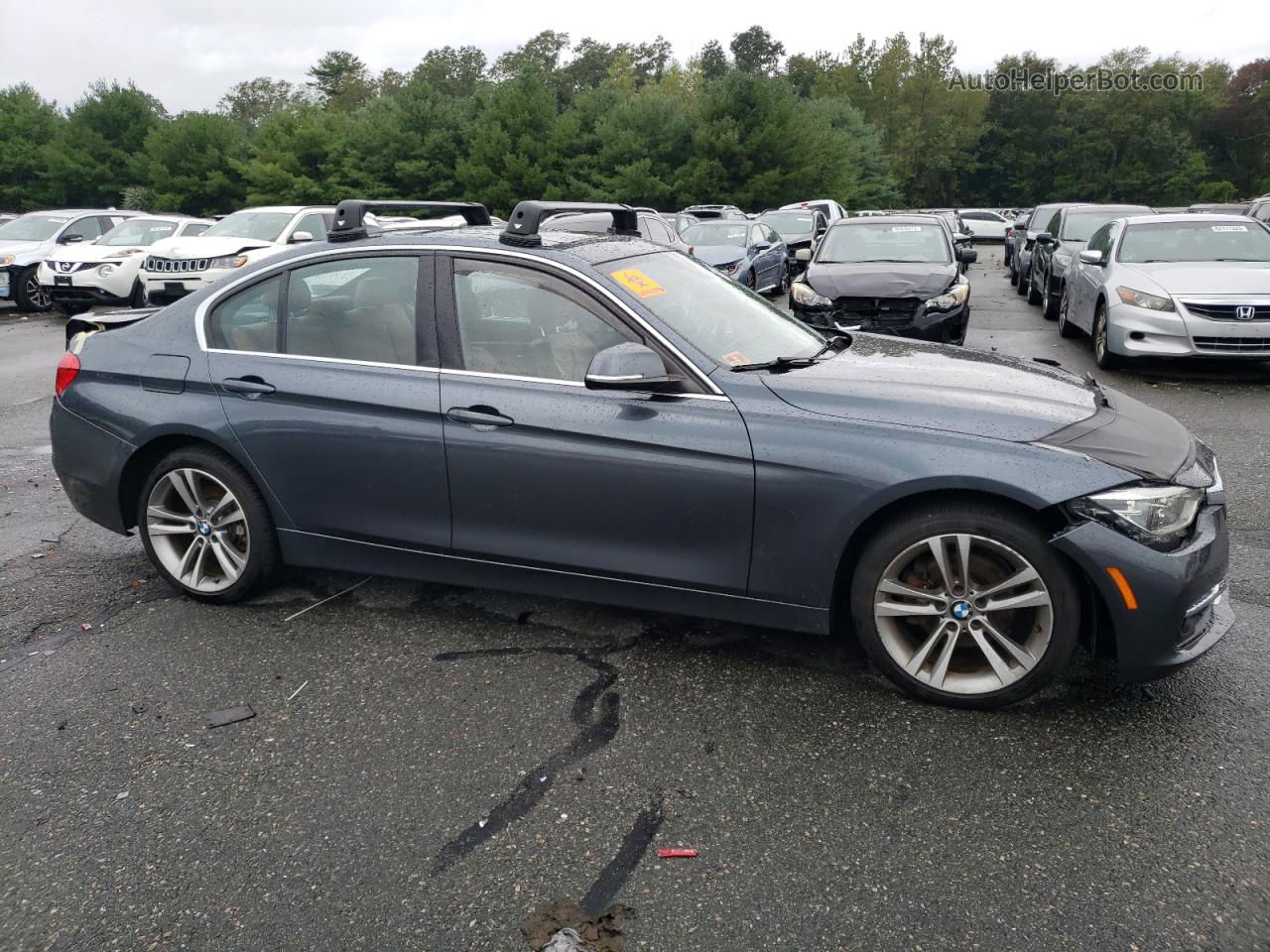 2016 Bmw 328 Xi Sulev Gray vin: WBA8E3G57GNT75143