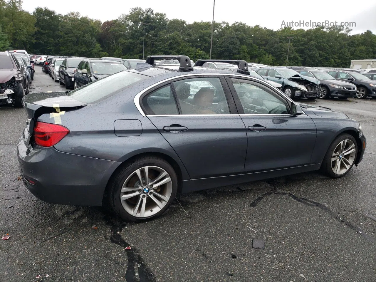 2016 Bmw 328 Xi Sulev Gray vin: WBA8E3G57GNT75143