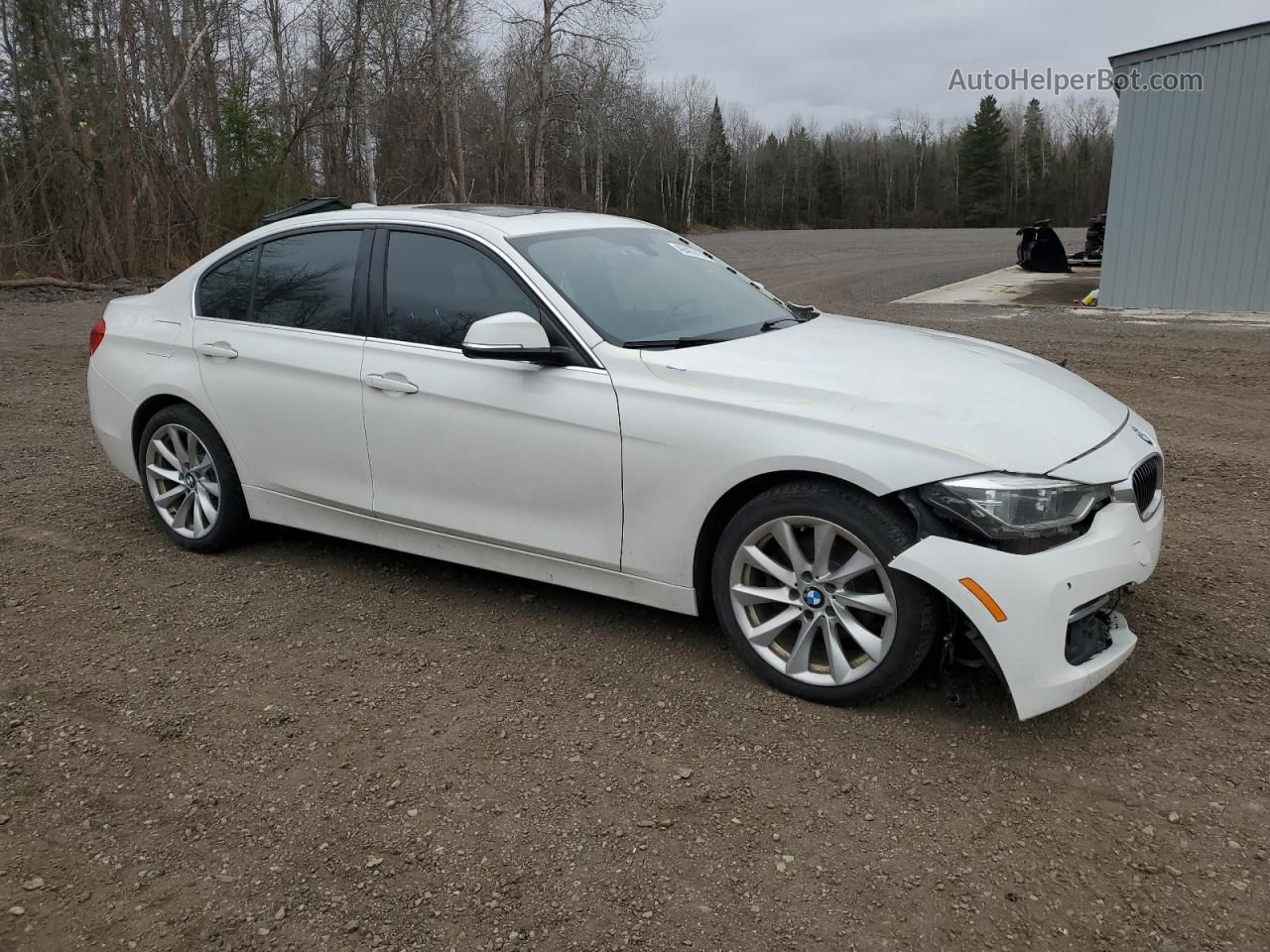 2016 Bmw 328 Xi Sulev White vin: WBA8E3G57GNT75692