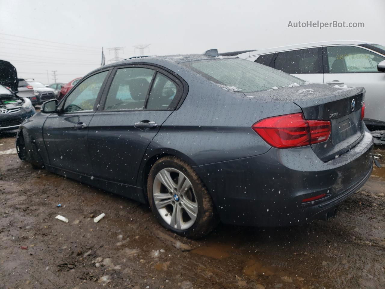 2016 Bmw 328 Xi Sulev Gray vin: WBA8E3G57GNT78401