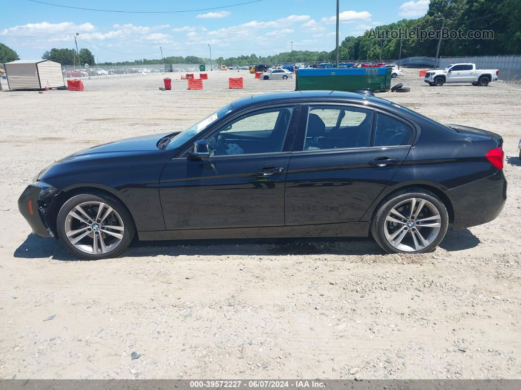 2016 Bmw 328i Xdrive Black vin: WBA8E3G57GNU01983