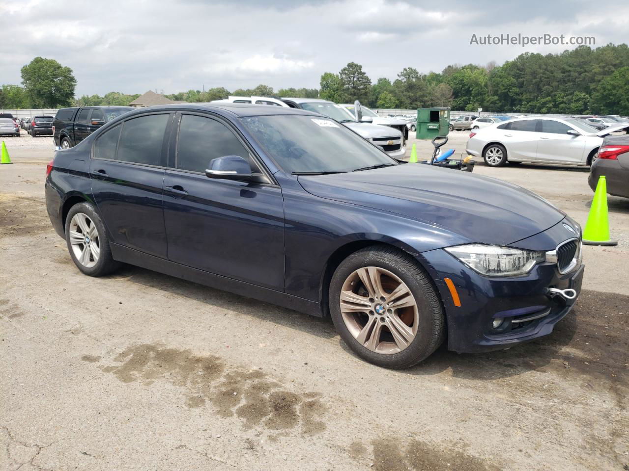 2016 Bmw 328 Xi Sulev Blue vin: WBA8E3G58GNT76219