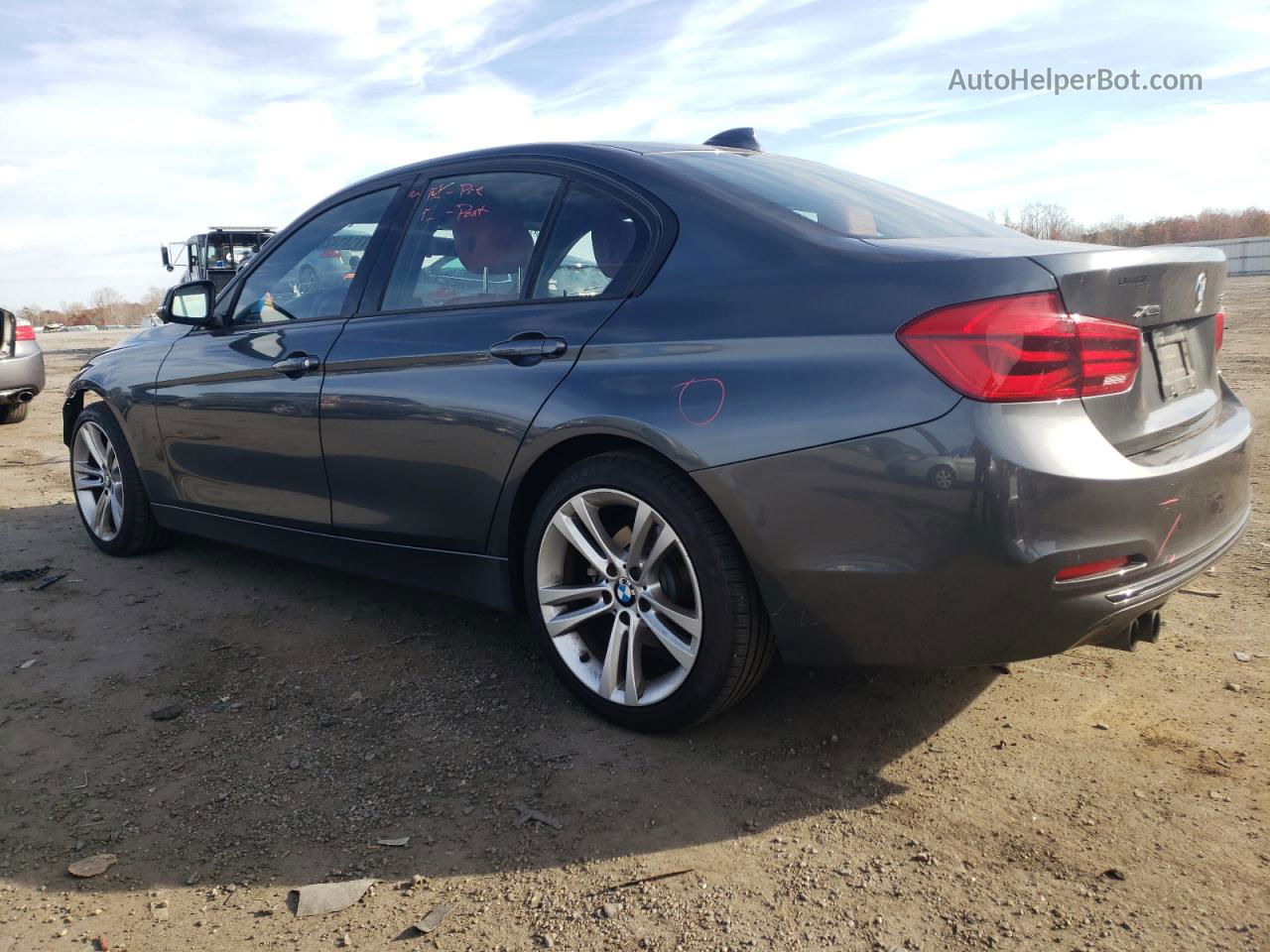 2016 Bmw 328 Xi Sulev Gray vin: WBA8E3G58GNT80190