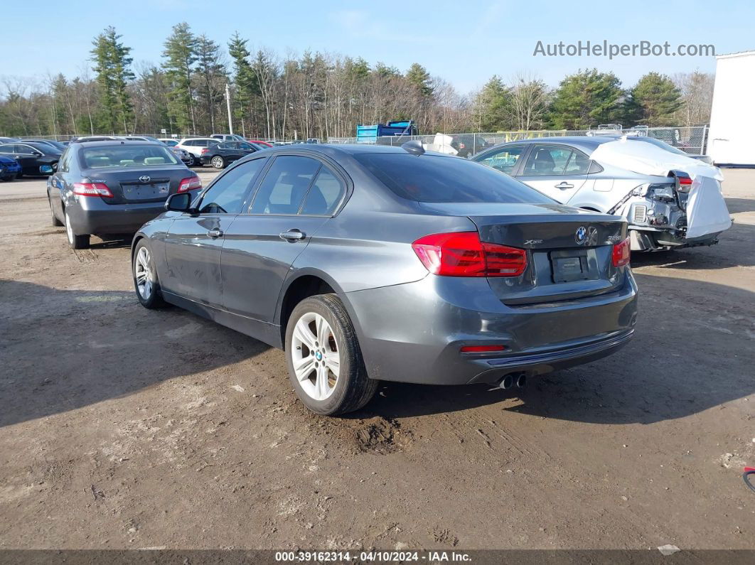 2016 Bmw 328i Xdrive Gray vin: WBA8E3G59GNT26249