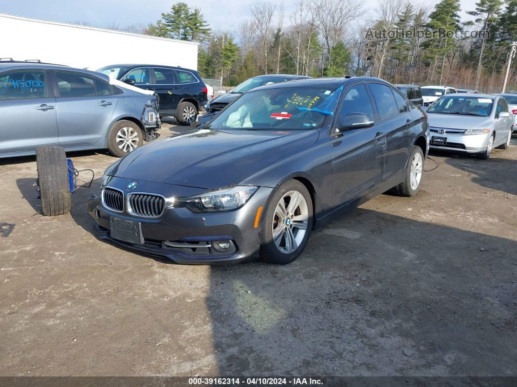 2016 Bmw 328i Xdrive Gray vin: WBA8E3G59GNT26249