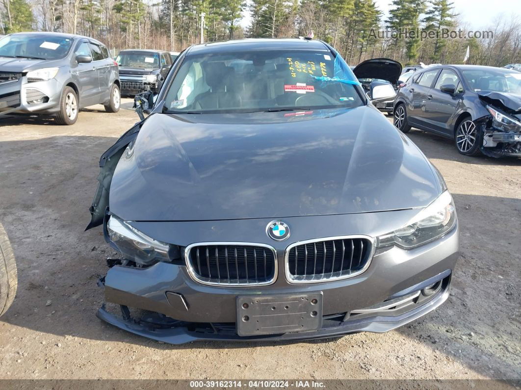 2016 Bmw 328i Xdrive Gray vin: WBA8E3G59GNT26249