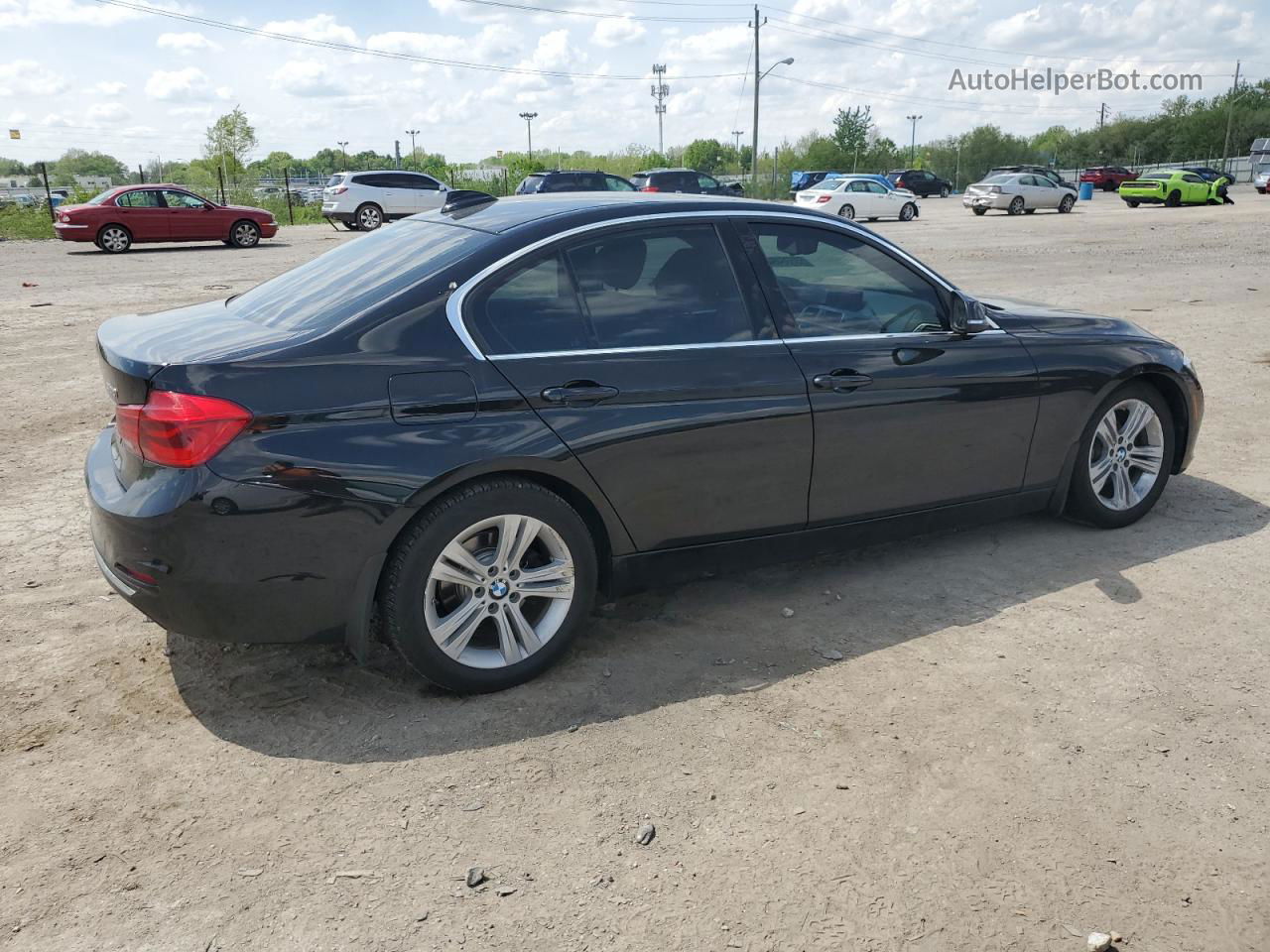 2016 Bmw 328 Xi Sulev Черный vin: WBA8E3G59GNT77802