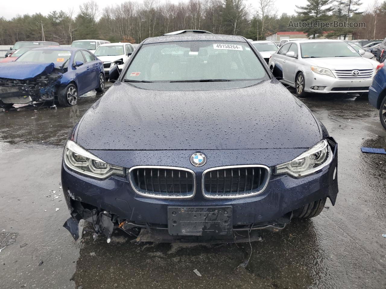 2016 Bmw 328 Xi Sulev Blue vin: WBA8E3G59GNT78691