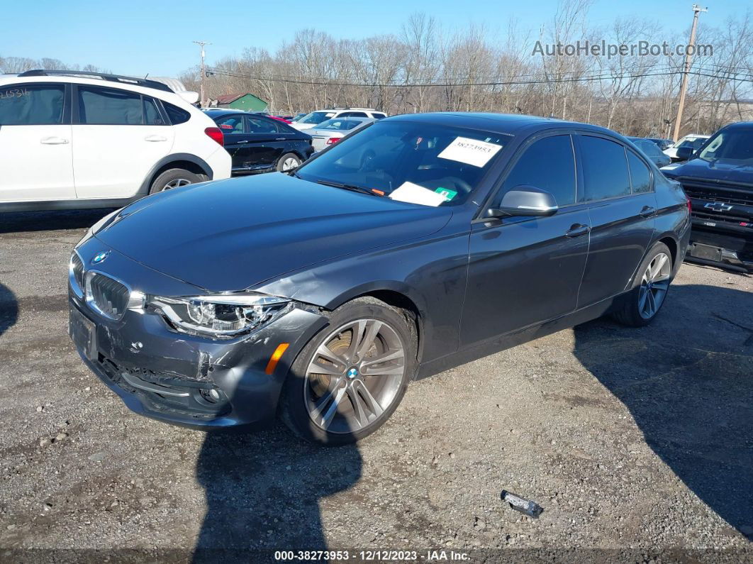 2016 Bmw 328i Xdrive Gray vin: WBA8E3G59GNU05033