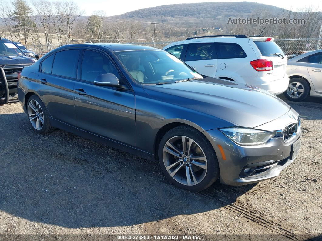 2016 Bmw 328i Xdrive Gray vin: WBA8E3G59GNU05033