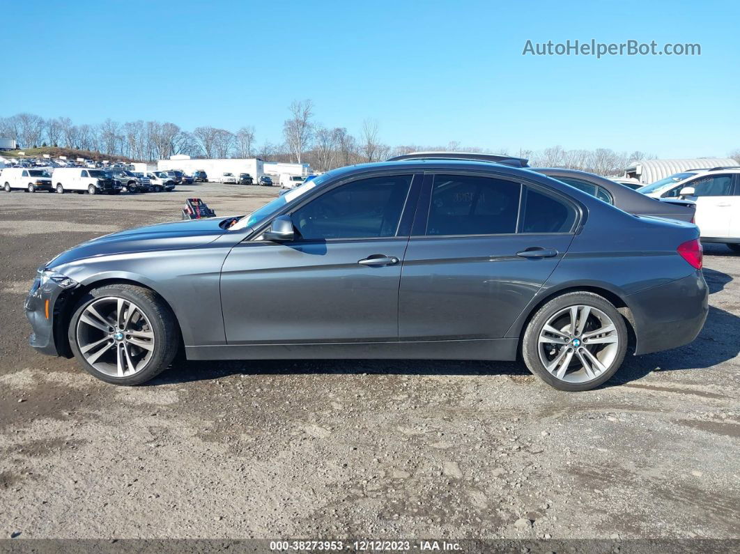 2016 Bmw 328i Xdrive Gray vin: WBA8E3G59GNU05033