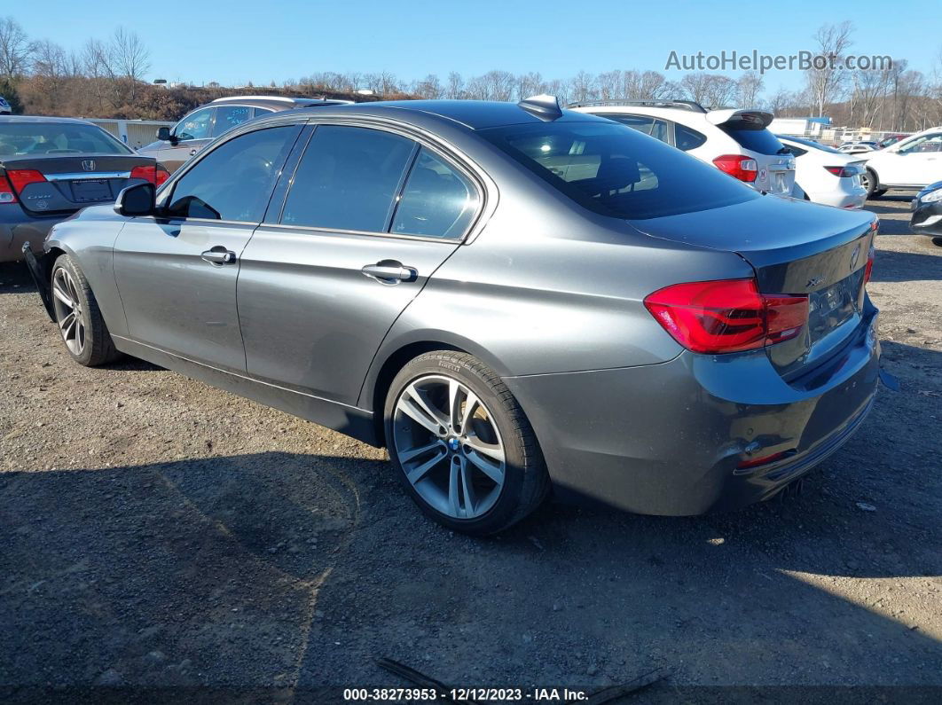 2016 Bmw 328i Xdrive Gray vin: WBA8E3G59GNU05033