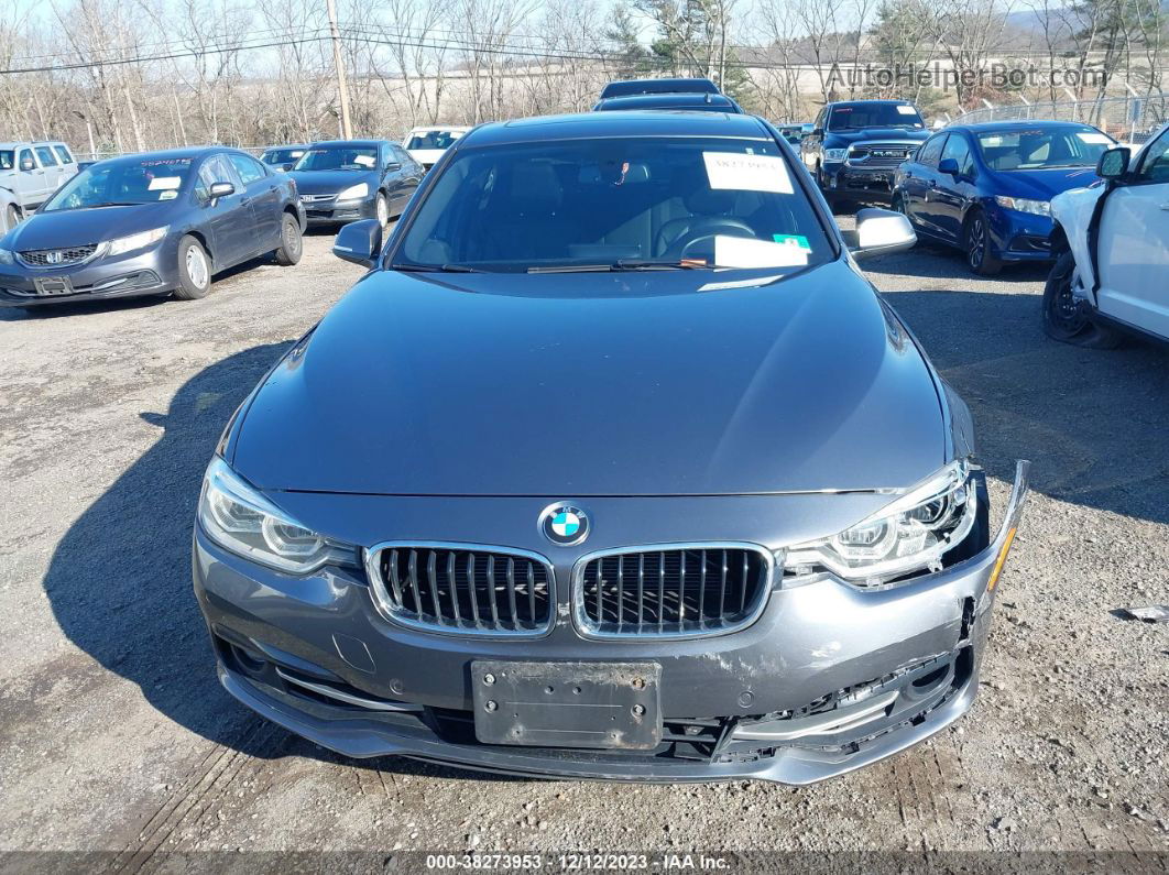 2016 Bmw 328i Xdrive Gray vin: WBA8E3G59GNU05033