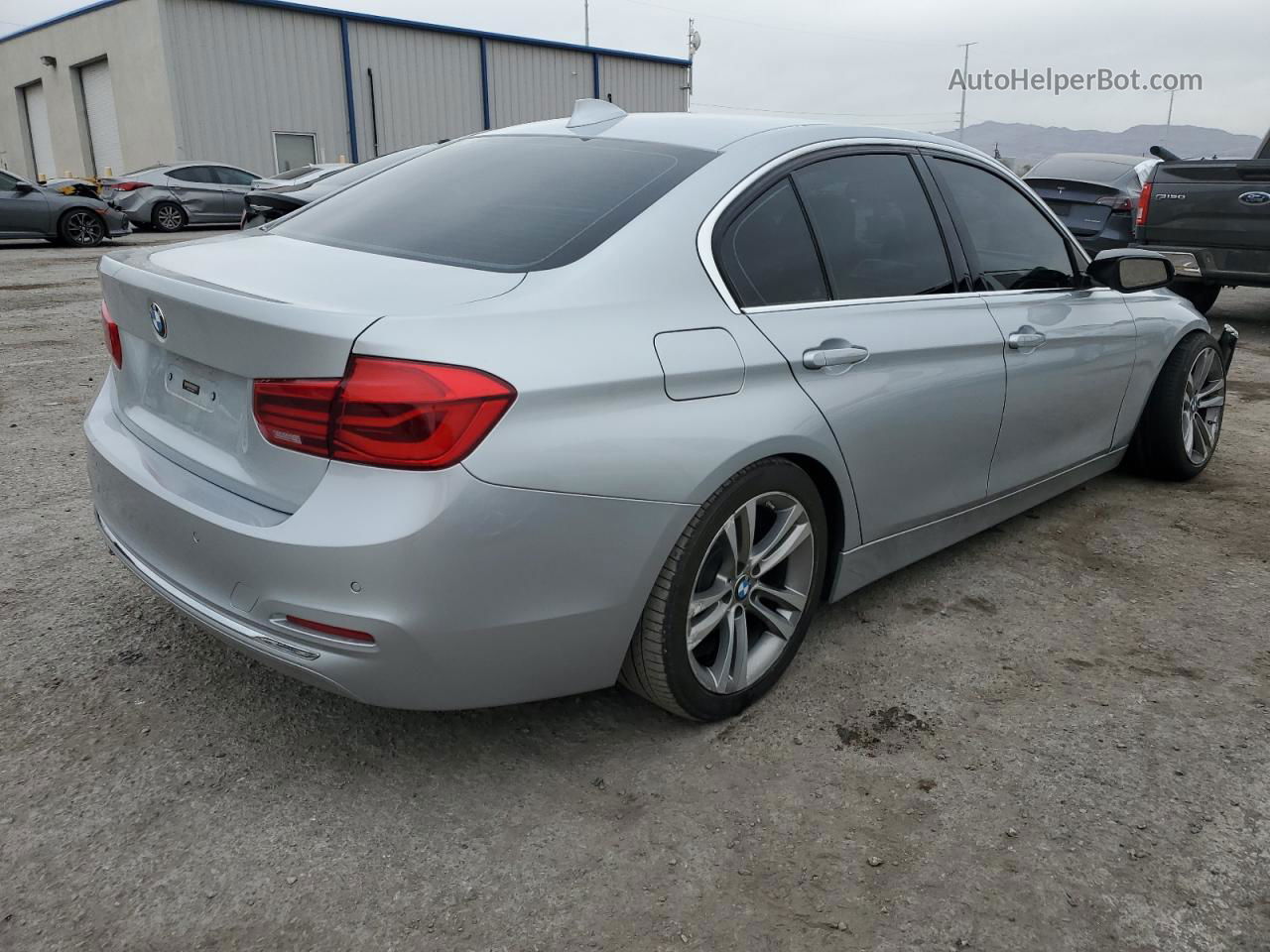 2016 Bmw 328 D Silver vin: WBA8E5C53GK388426