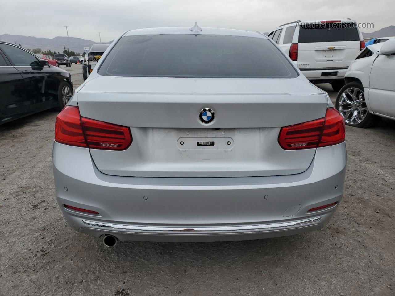 2016 Bmw 328 D Silver vin: WBA8E5C53GK388426