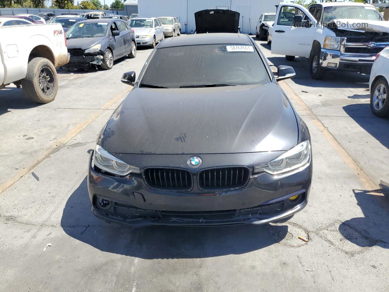 2016 Bmw 328 D Black vin: WBA8E5C54GK388631