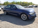 2017 Bmw 320 Xi Синий vin: WBA8E5G36HNU44786