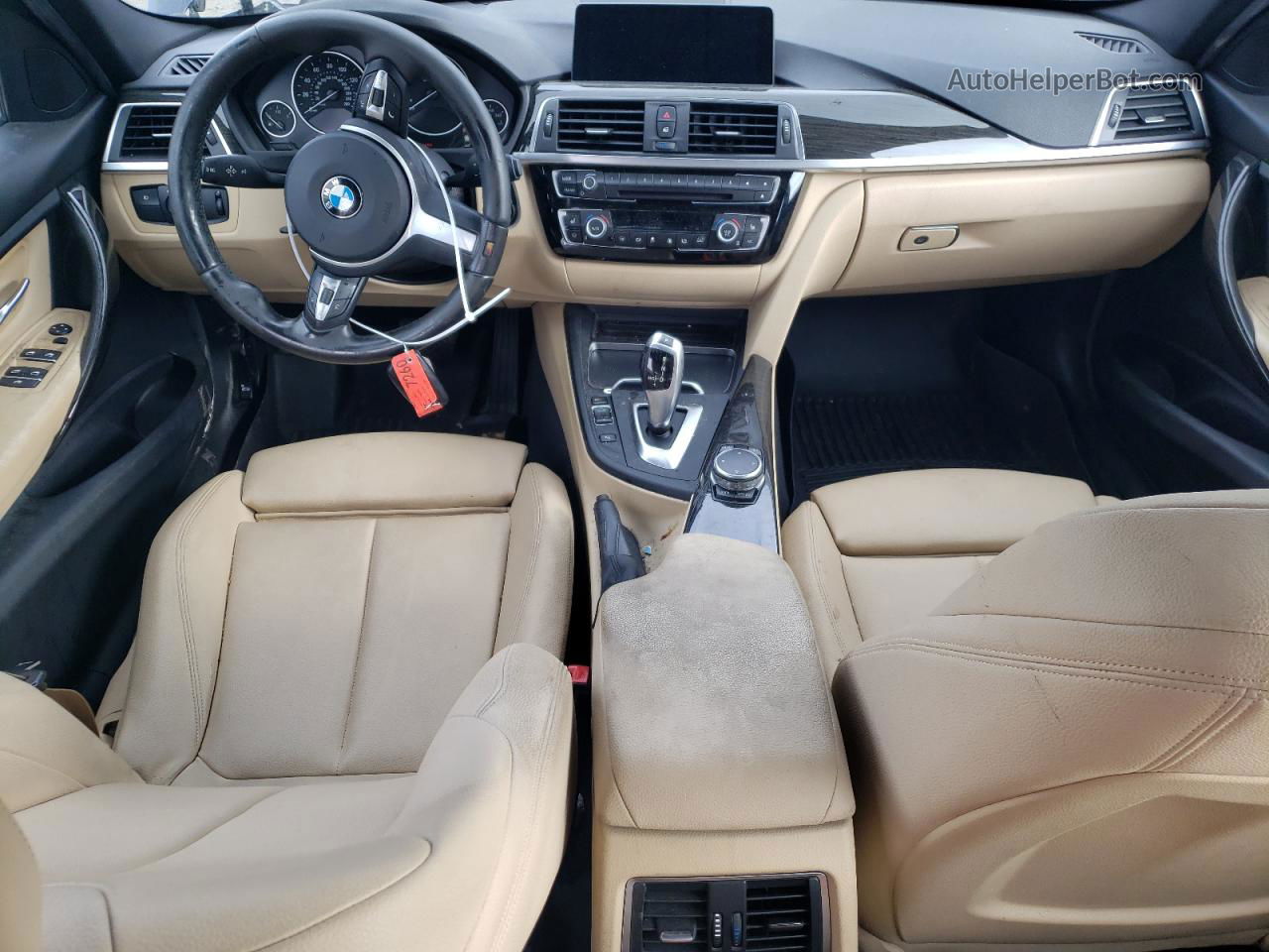 2017 Bmw 320 Xi Синий vin: WBA8E5G37HNU42609