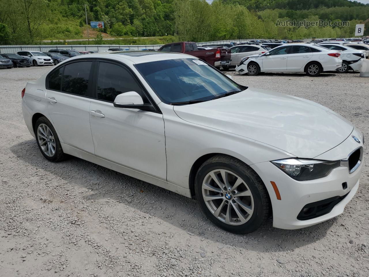 2017 Bmw 320 Xi White vin: WBA8E5G37HNU43629