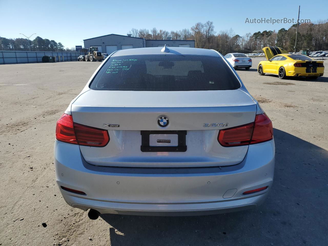 2016 Bmw 320 Xi Silver vin: WBA8E5G50GNT41413