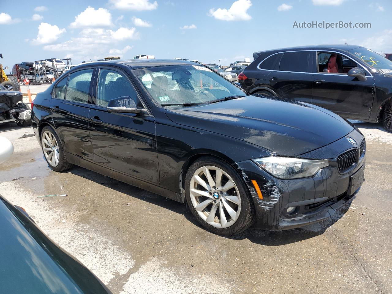 2016 Bmw 320 Xi Black vin: WBA8E5G50GNT41623