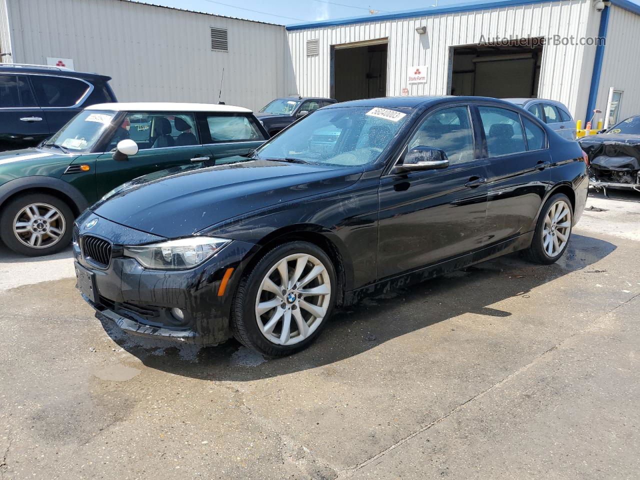 2016 Bmw 320 Xi Black vin: WBA8E5G50GNT41623