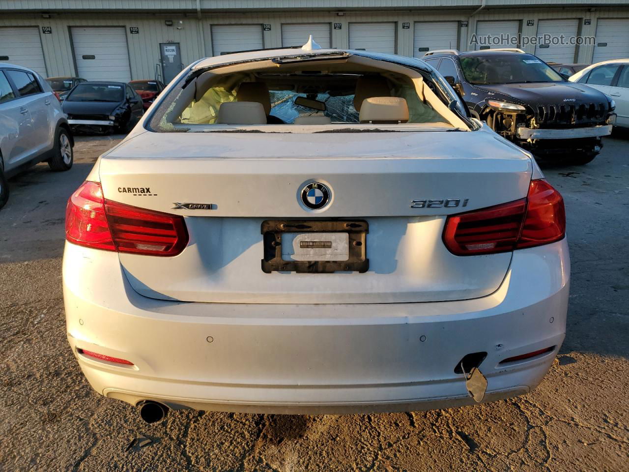 2016 Bmw 320 Xi White vin: WBA8E5G50GNT94273