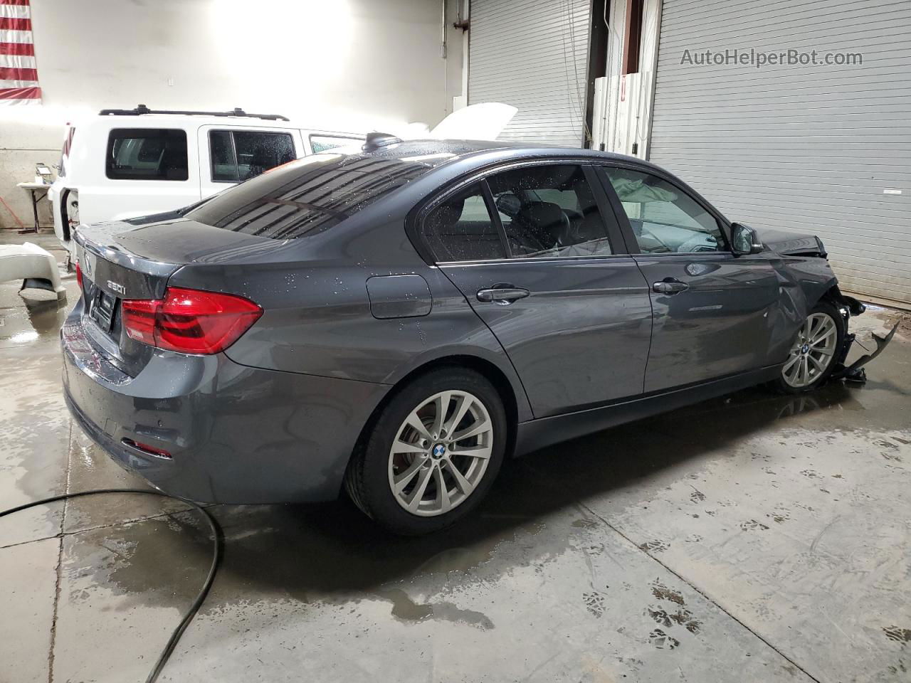 2016 Bmw 320 Xi Gray vin: WBA8E5G50GNT94290