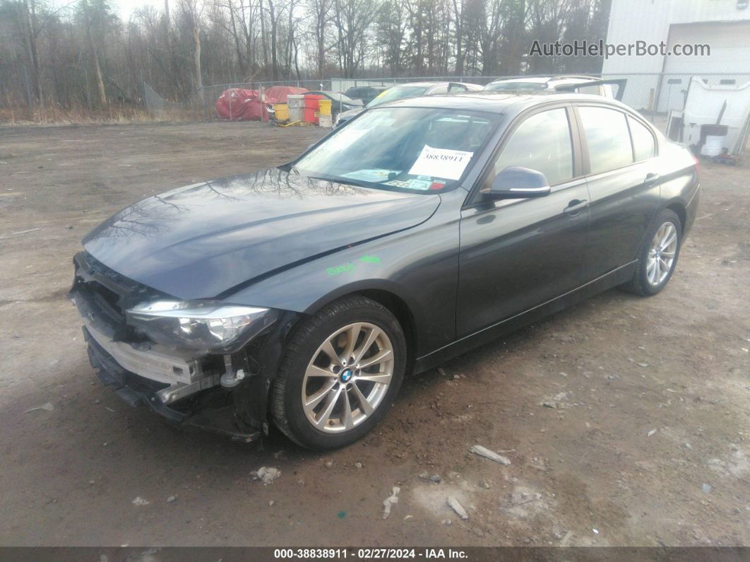 2017 Bmw 320i Xdrive Gray vin: WBA8E5G50HNU22283