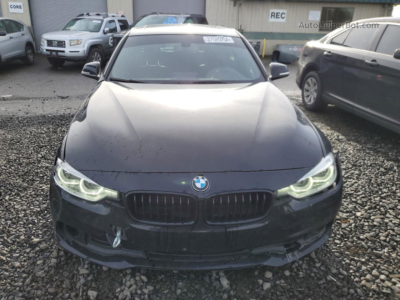 2016 Bmw 320 Xi Black vin: WBA8E5G51GNT41100