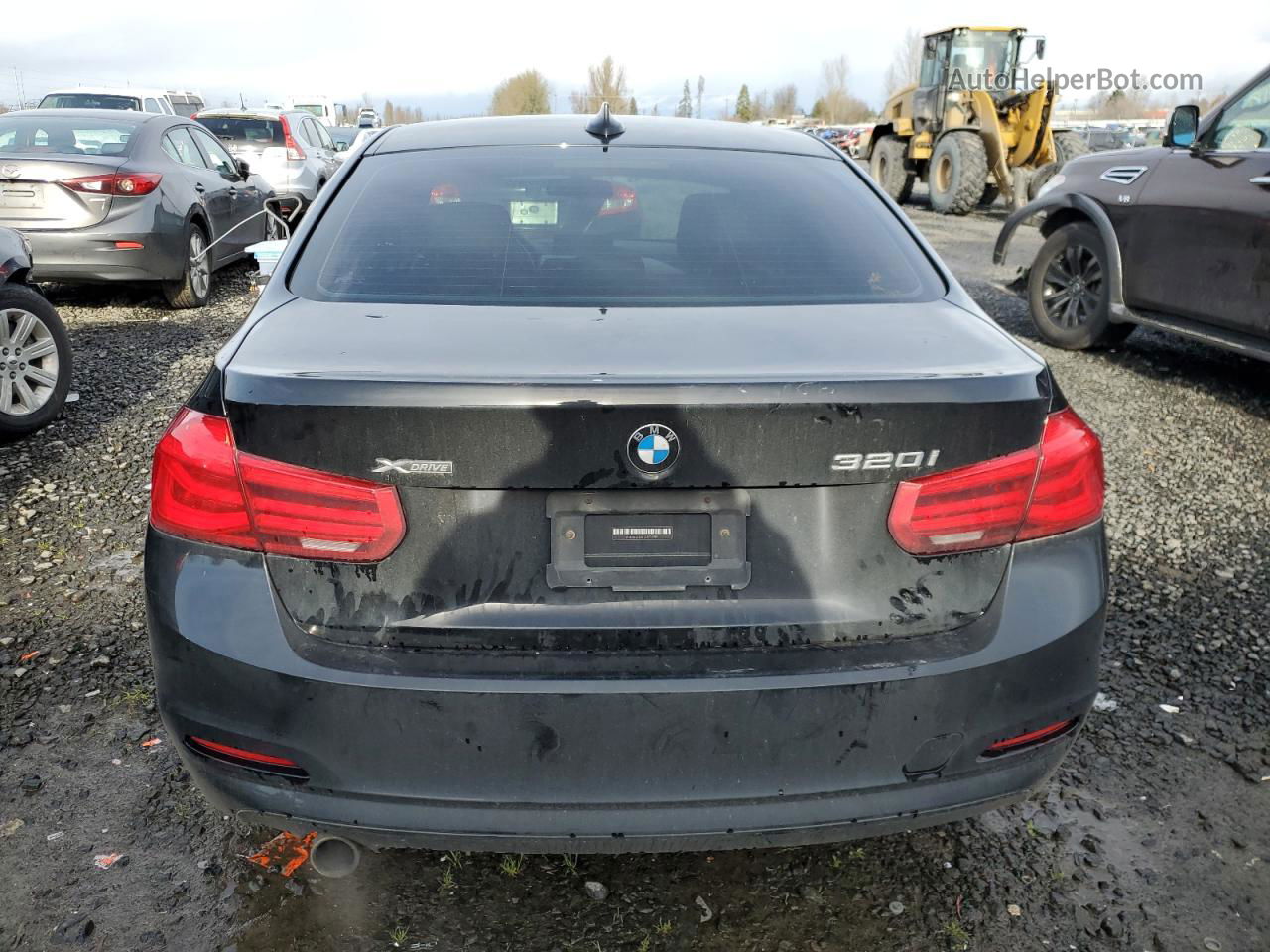 2016 Bmw 320 Xi Black vin: WBA8E5G51GNT41100