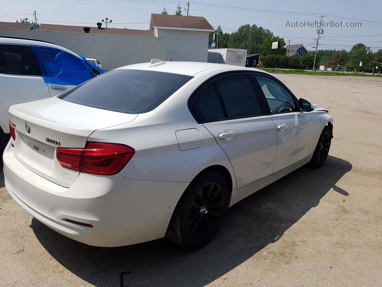 2016 Bmw 320 Xi White vin: WBA8E5G53GNT94932