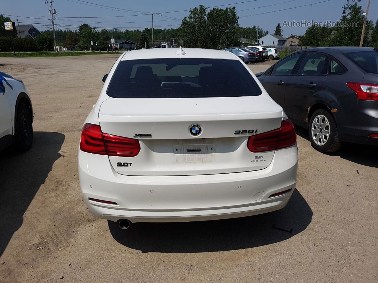 2016 Bmw 320 Xi White vin: WBA8E5G53GNT94932