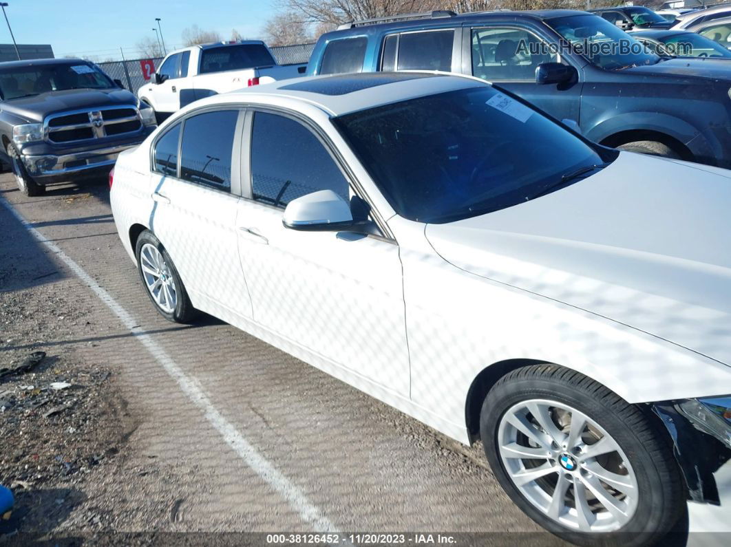 2016 Bmw 320i Xdrive White vin: WBA8E5G53GNU20994