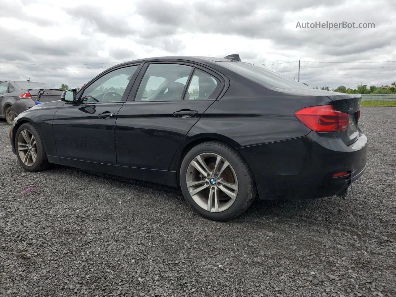 2017 Bmw 320 Xi Black vin: WBA8E5G53HNU22780