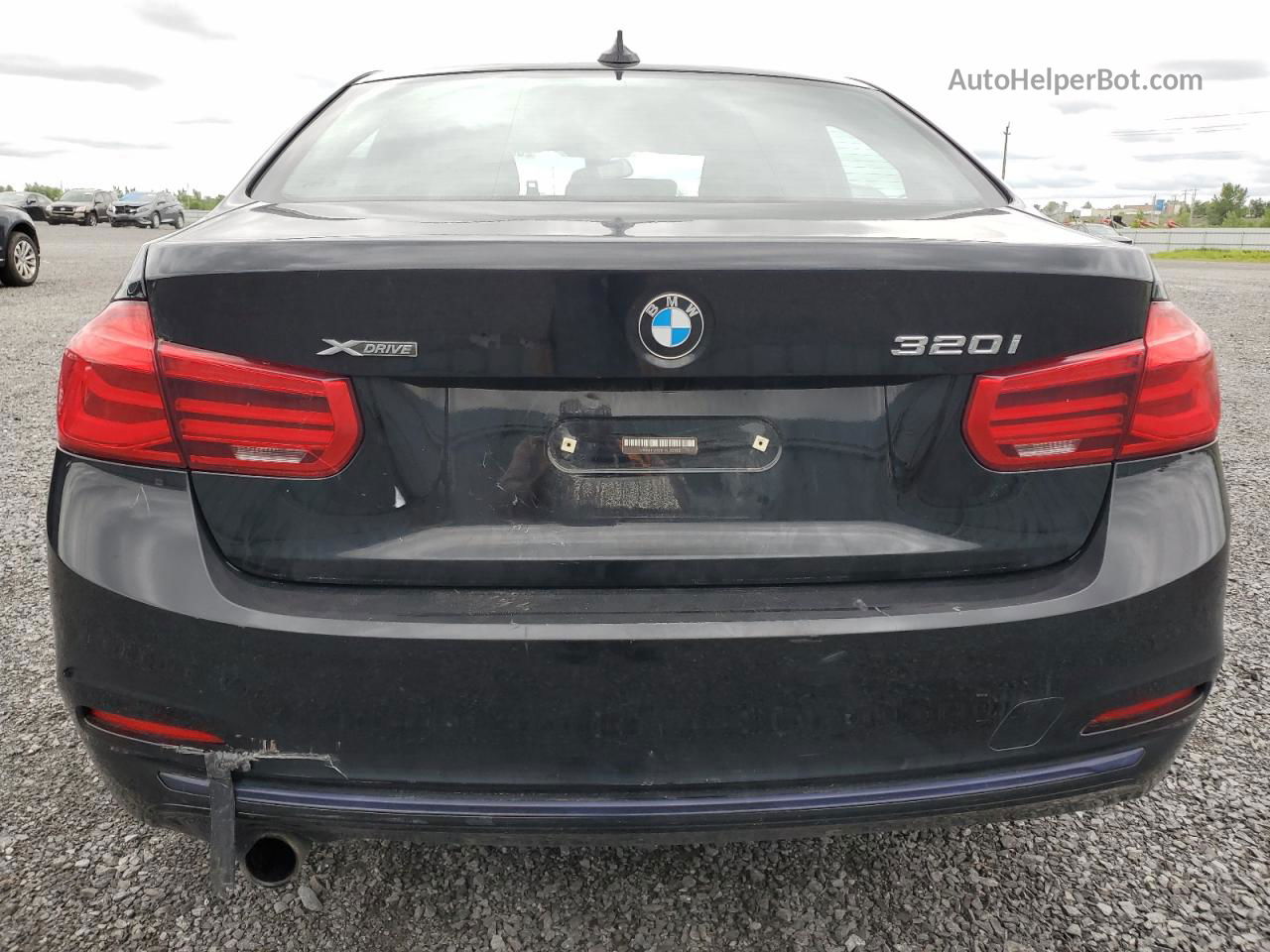 2017 Bmw 320 Xi Black vin: WBA8E5G53HNU22780