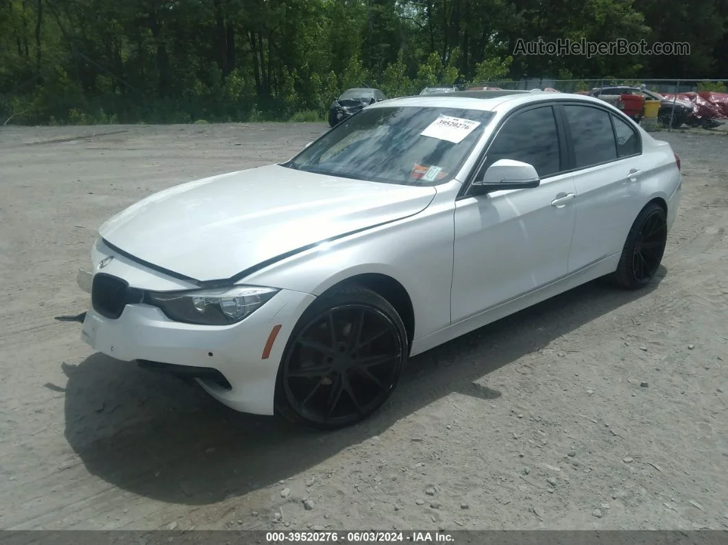 2016 Bmw 320i Xdrive White vin: WBA8E5G54GNT40152